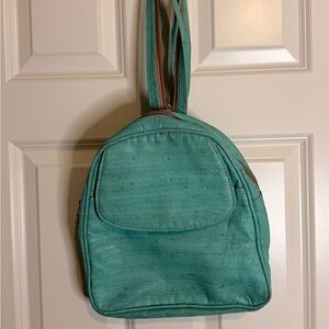 Teal Green Cork Women's Backpack